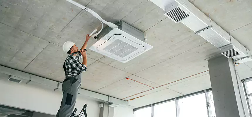 Our Dryer Vent Booster Fan Cleaning Services in Springfield, IL